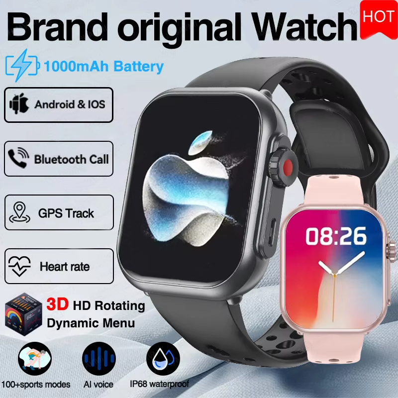 Smartwatch New Watches 2025 - 2025 New 1000mAh Battery AMOLED Smart