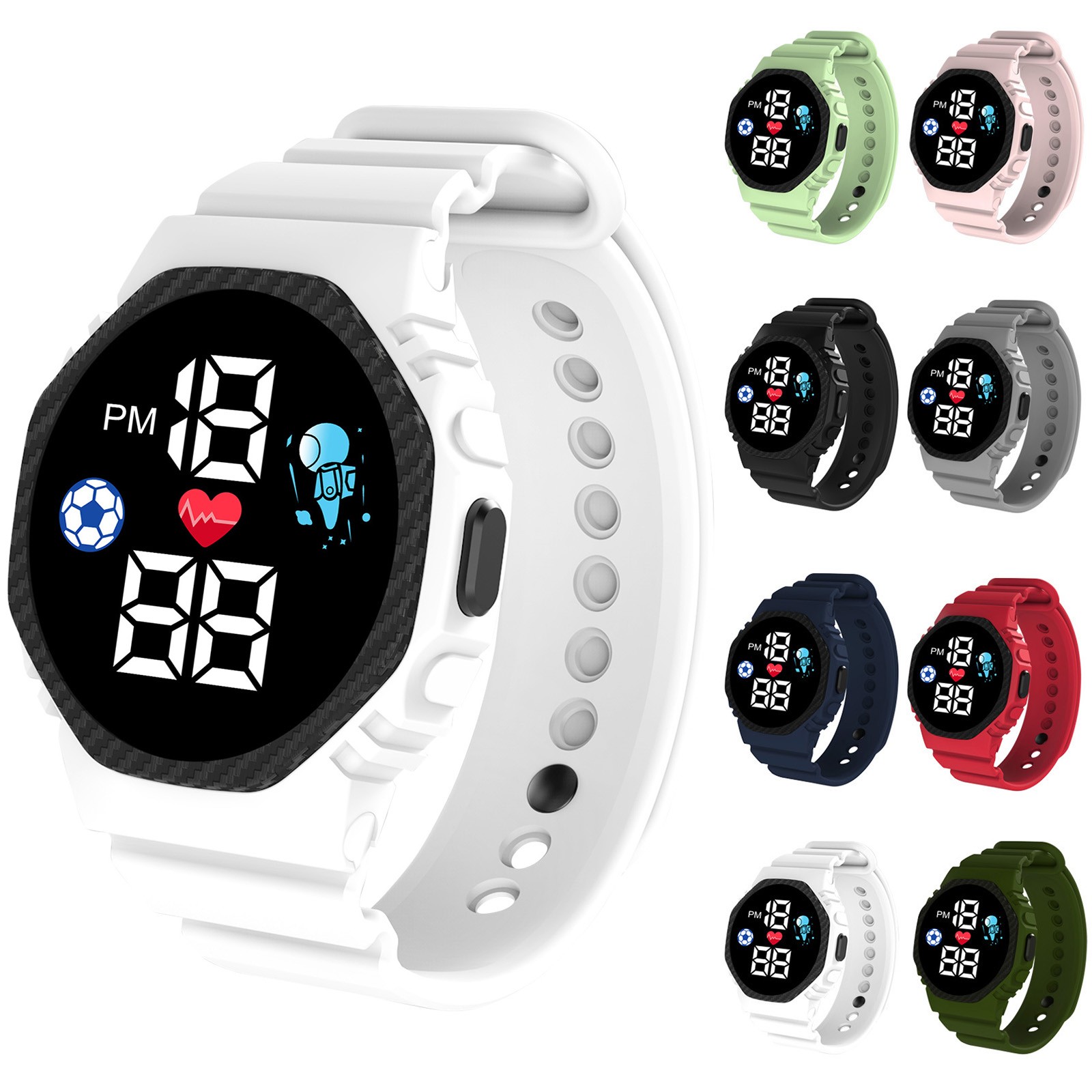 Smartwatch Digital Watches For Boys - Multi-color Smart Watch For Kids Boy