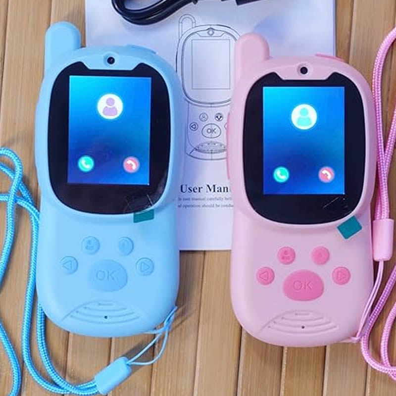 Smartwatch Watches For Children - Walkie Talkies Cute 2Pack Rechargeable Children's