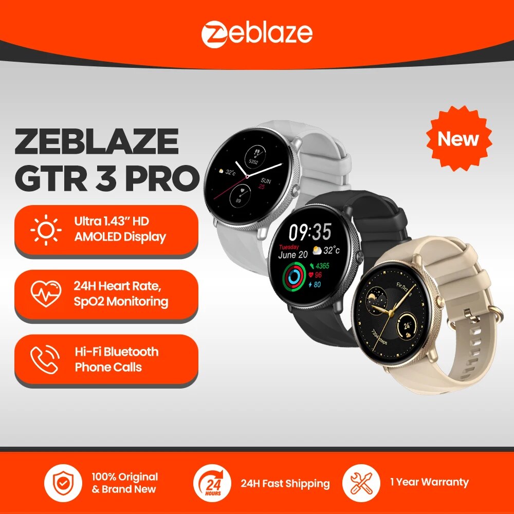 Smartwatch Angelo Watches - Zeblaze GTR 3 Pro Voice Calling