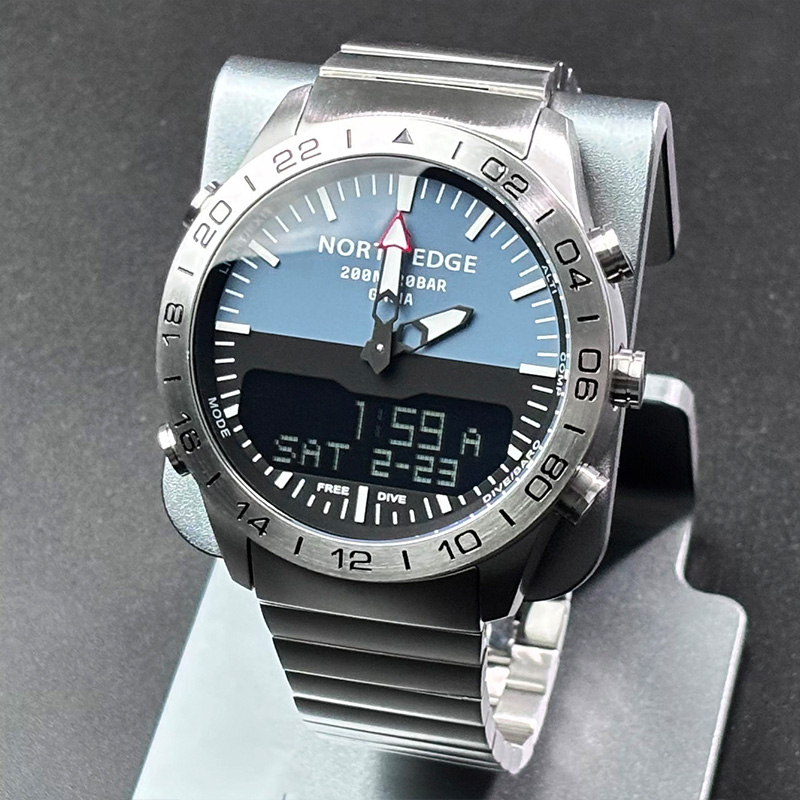 Smartwatch Army Watches For Men - NORTH EDGE Mens Dive Watch Military