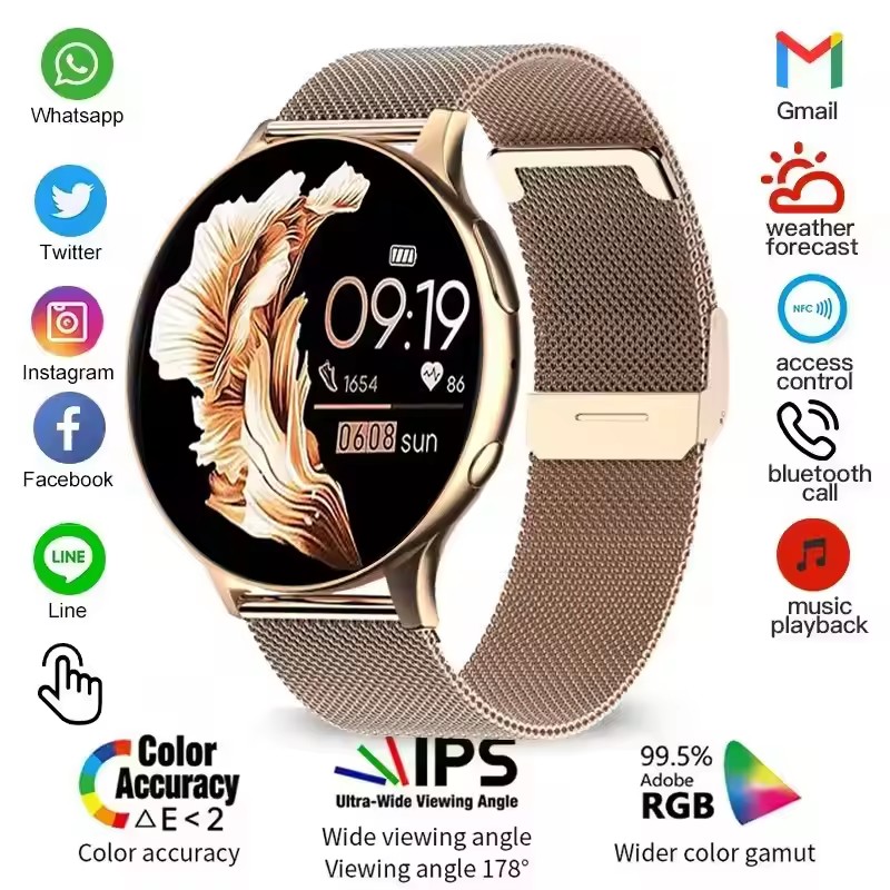 Smartwatch Angelo Watches - Smartwatch Women Watch 6 Health Monitoring