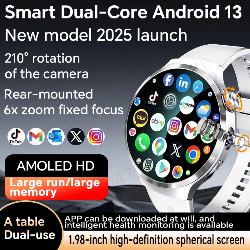 Smartwatch New Watches 2025 - Smartwatch With 1.98 inch Amoled large