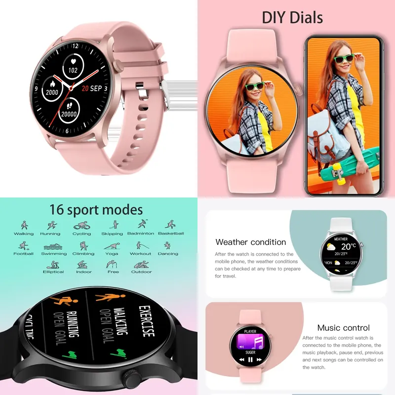 Smartwatch I Watches - SENBONO MAX8 Men Smart Watch Women