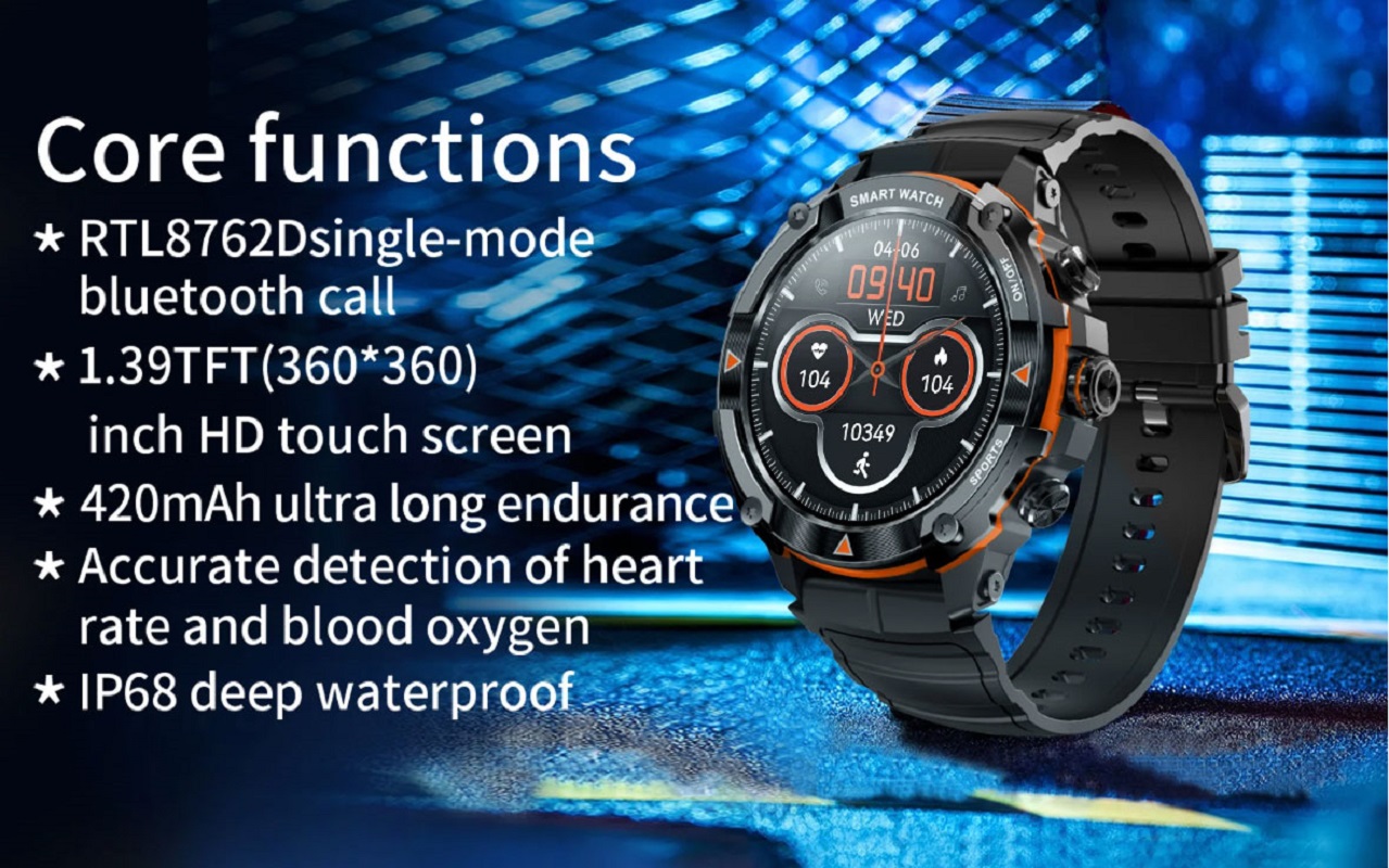 Smart watch 1.43 AMOLED Displa - đánh giá và giá Watch Vs Smartwatch