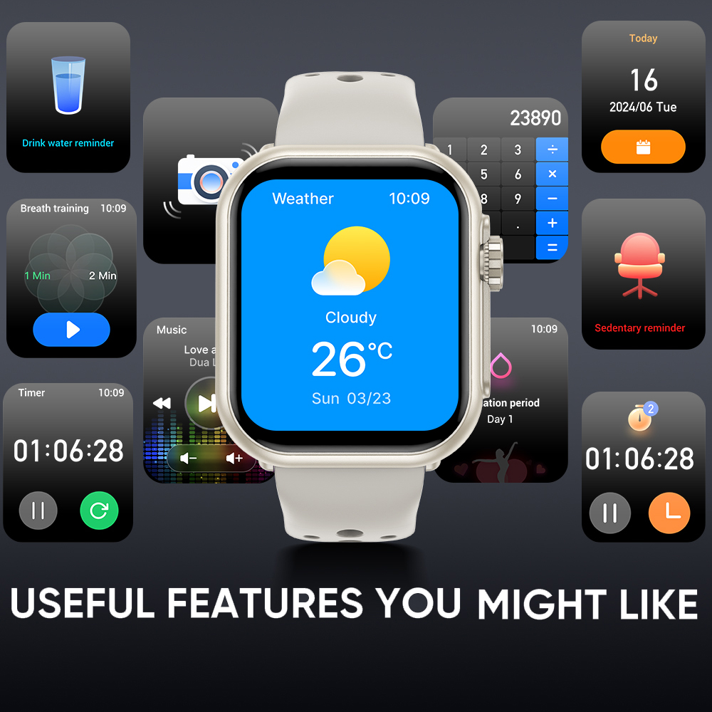 2025 New 1000mAh Battery AMOLE - đánh giá và giá Smartwatch New Watches 2025