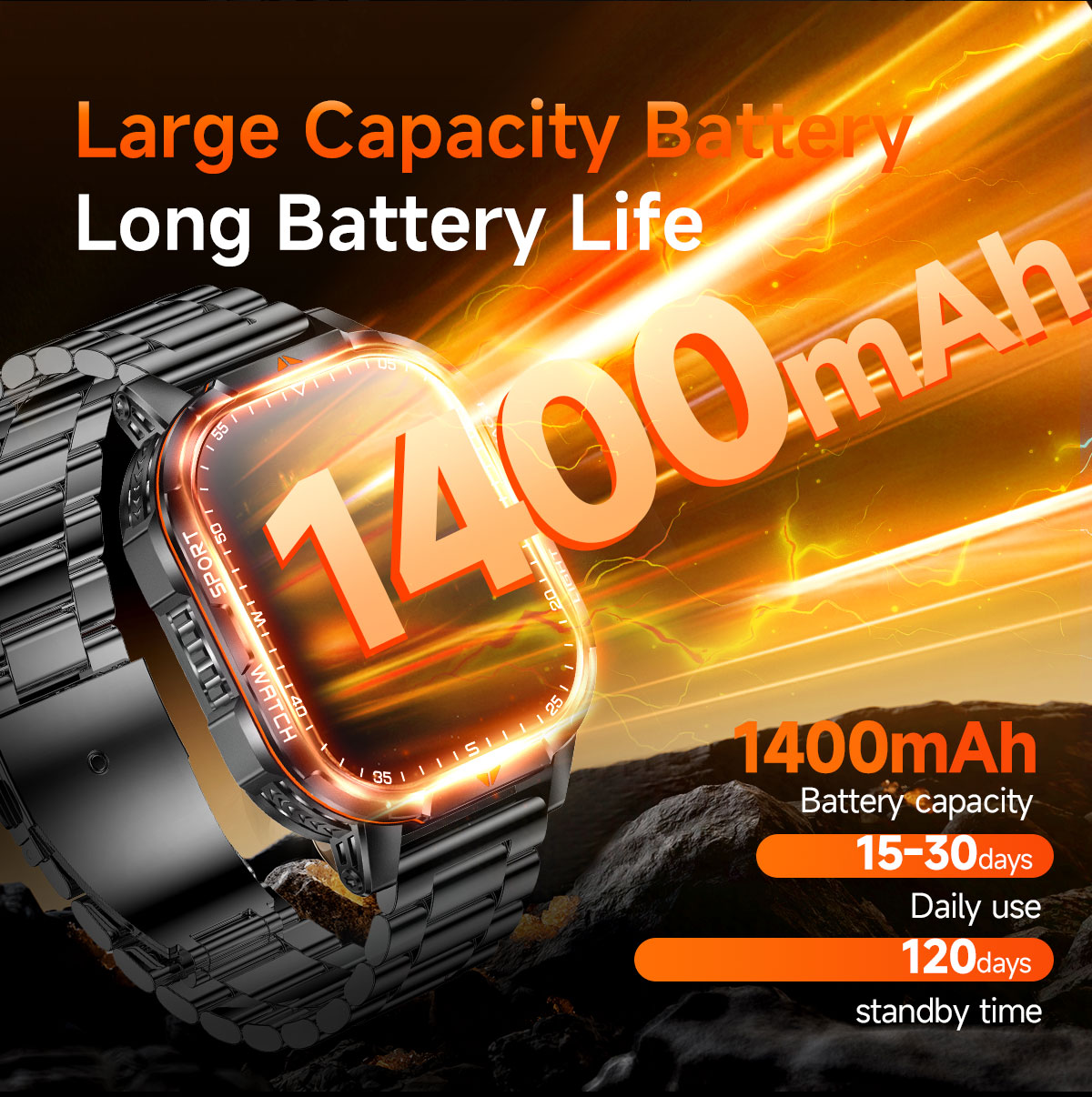 2026 New 1400mAh Super Large B - đánh giá và giá Smartwatch Sports Watches For Women