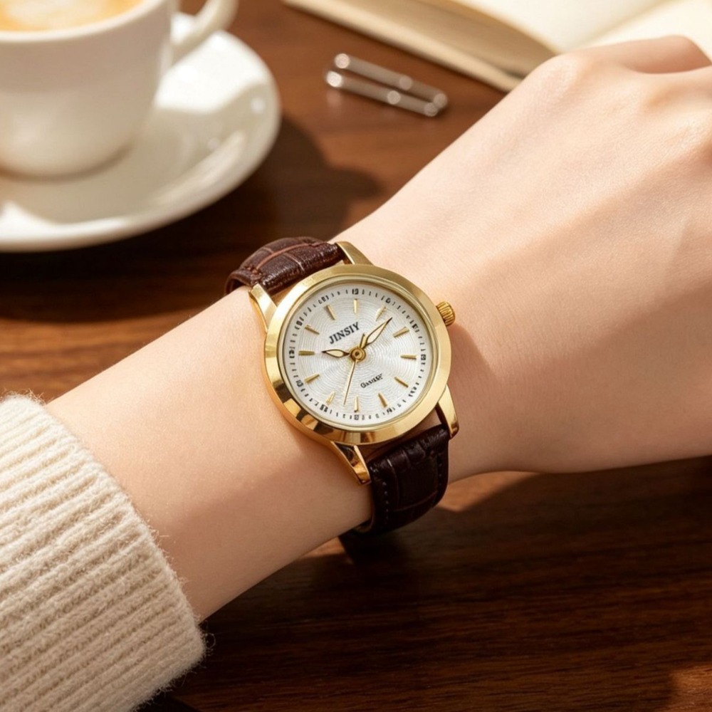 Fashion Leather Strap Quartz W - đánh giá và giá Leather Watch Strap
