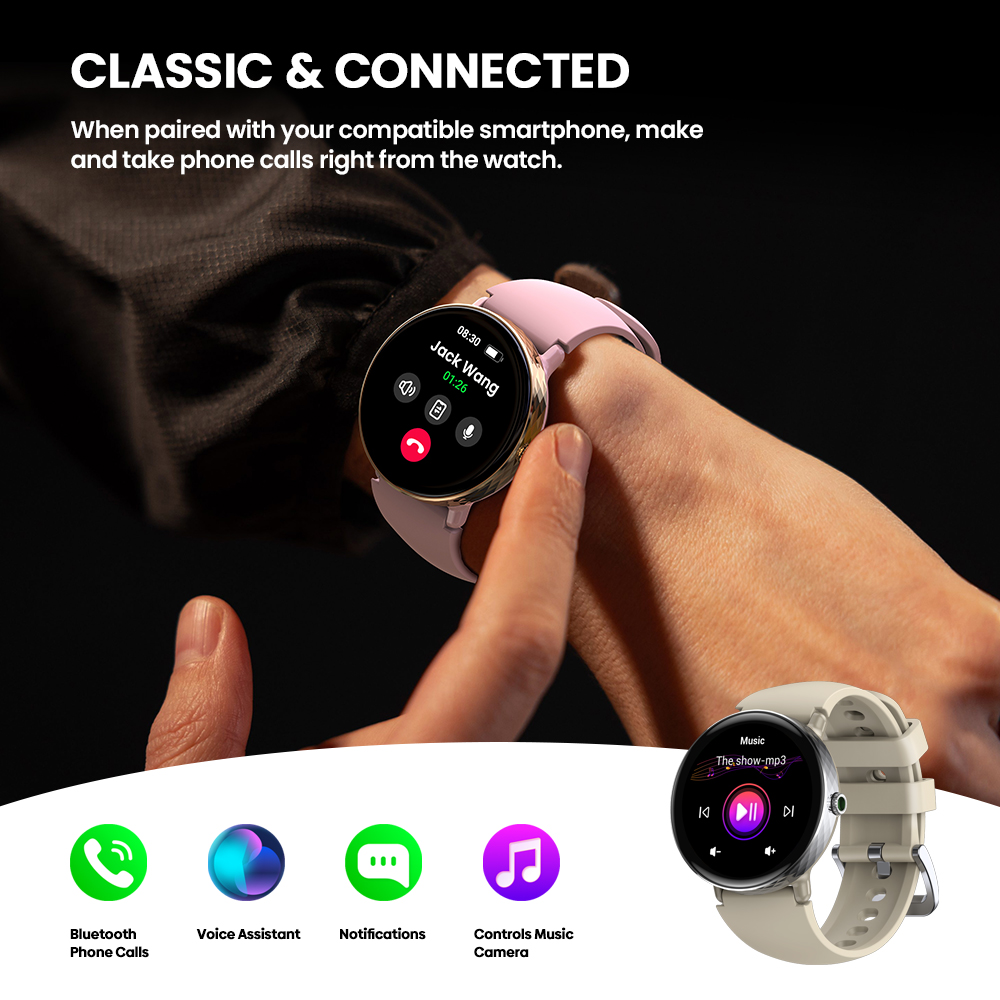 New 2025 Zeblaze LILY 2 Voice  - đánh giá và giá Smartwatch Angelo Watches