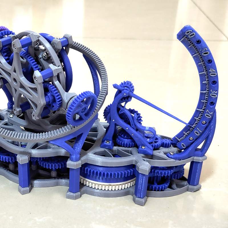 Random color 3d print tourbill - đánh giá và giá Skeleton Mechanical Watch
