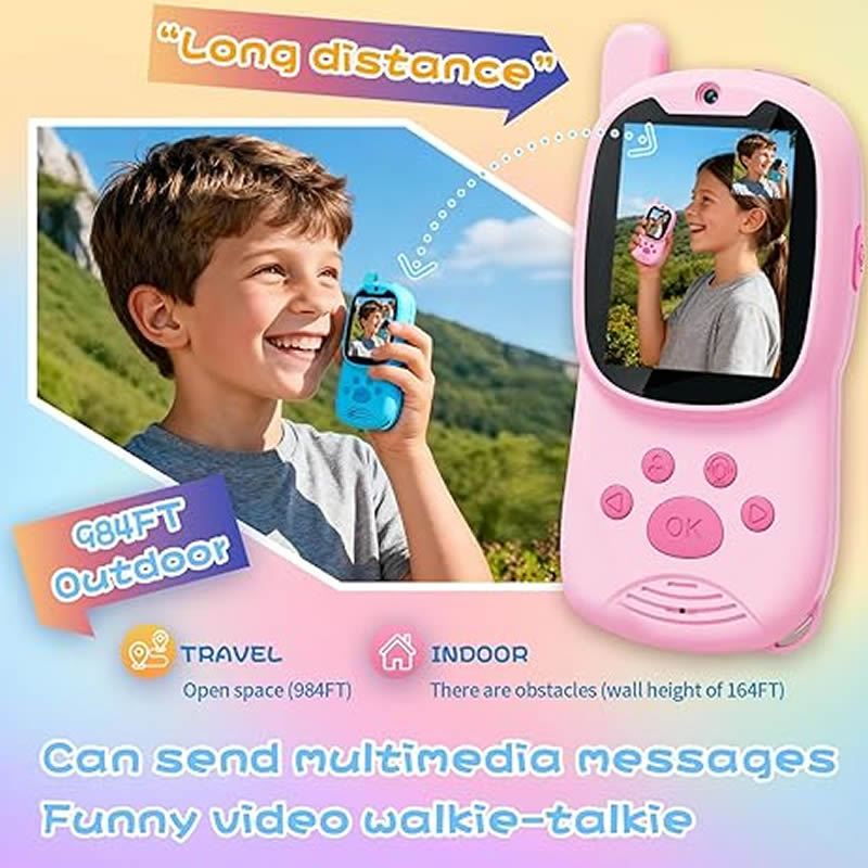Walkie Talkies Cute 2Pack Rech - đánh giá và giá Smartwatch Watches For Children