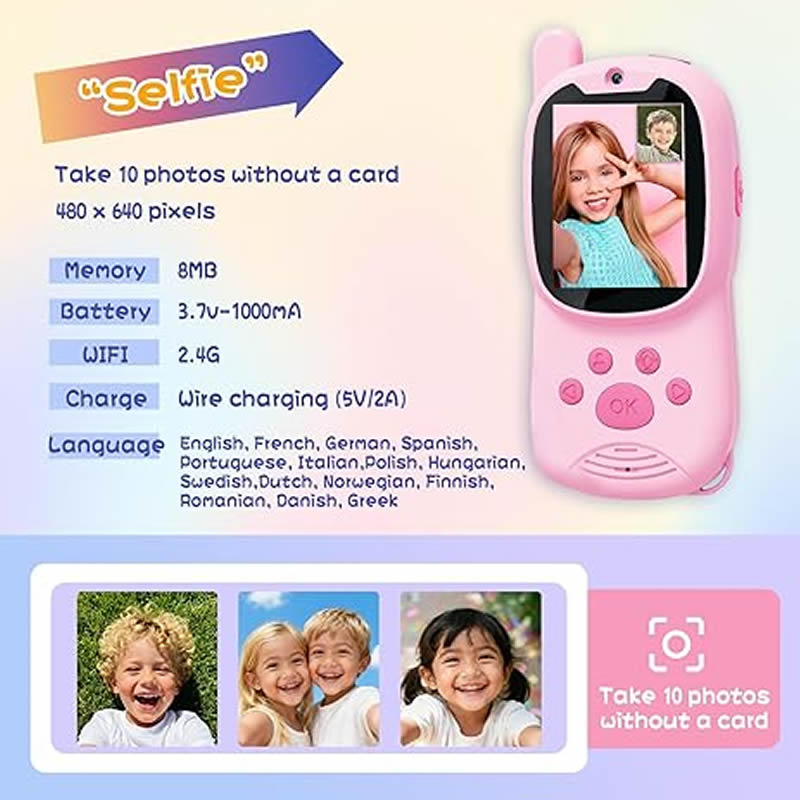 Walkie Talkies Cute 2Pack Rech - đánh giá và giá Smartwatch Watches For Children