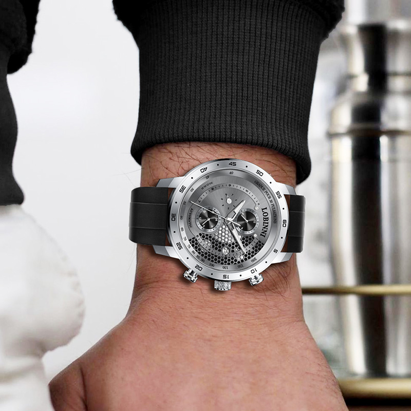 Switzerland LOBINNI Men's Luxu - đánh giá và giá Skeleton Mechanical Watch