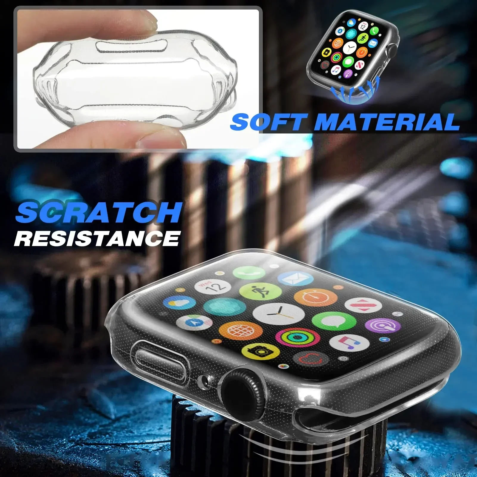 Cover For Apple Watch Case 44m - đánh giá và giá Smartwatch Watches Price