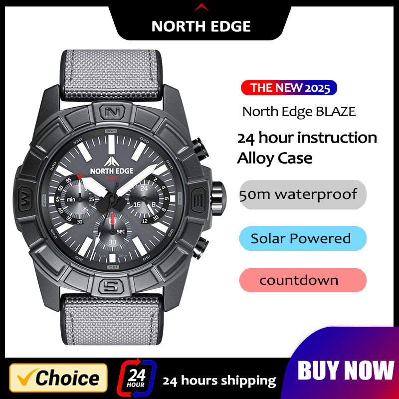NORTH EDGE 2025 BLAZE Men Quar - đánh giá và giá Smartwatch Army Watches For Men