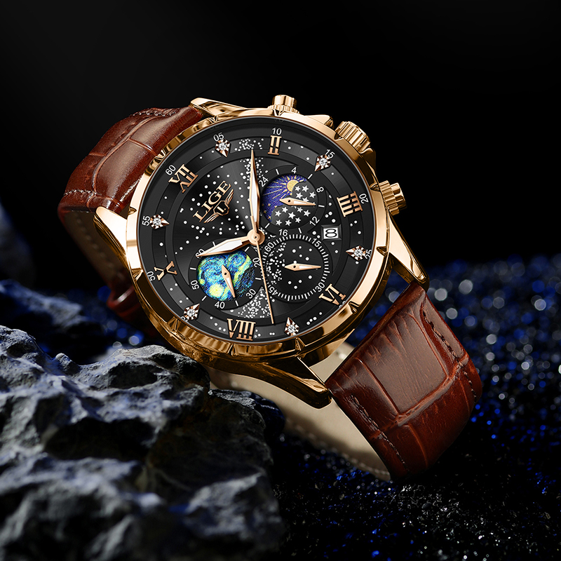 LIGE 2026 Top Luxury Brand Men - đánh giá và giá Smartwatch Army Watches For Men