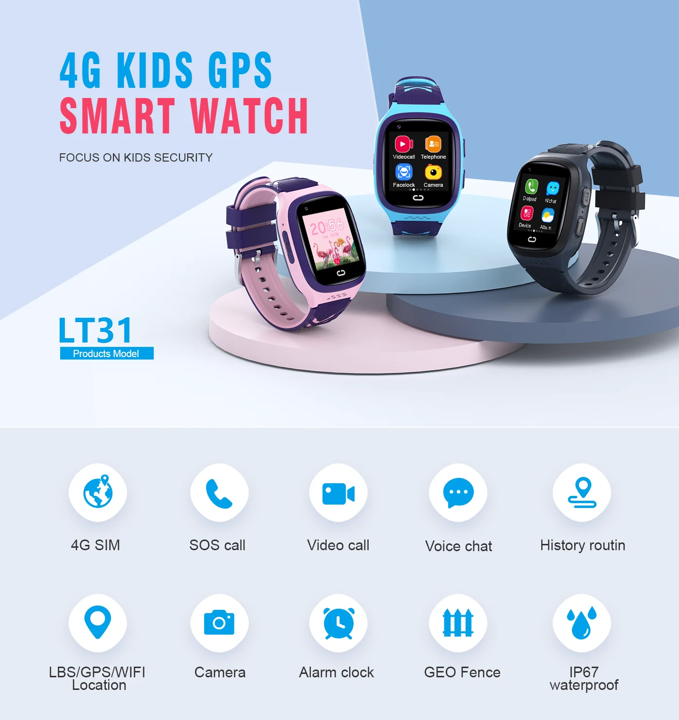 4G Kids Smartwatch SOS Waterpr - đánh giá và giá Smartwatch Watches Price