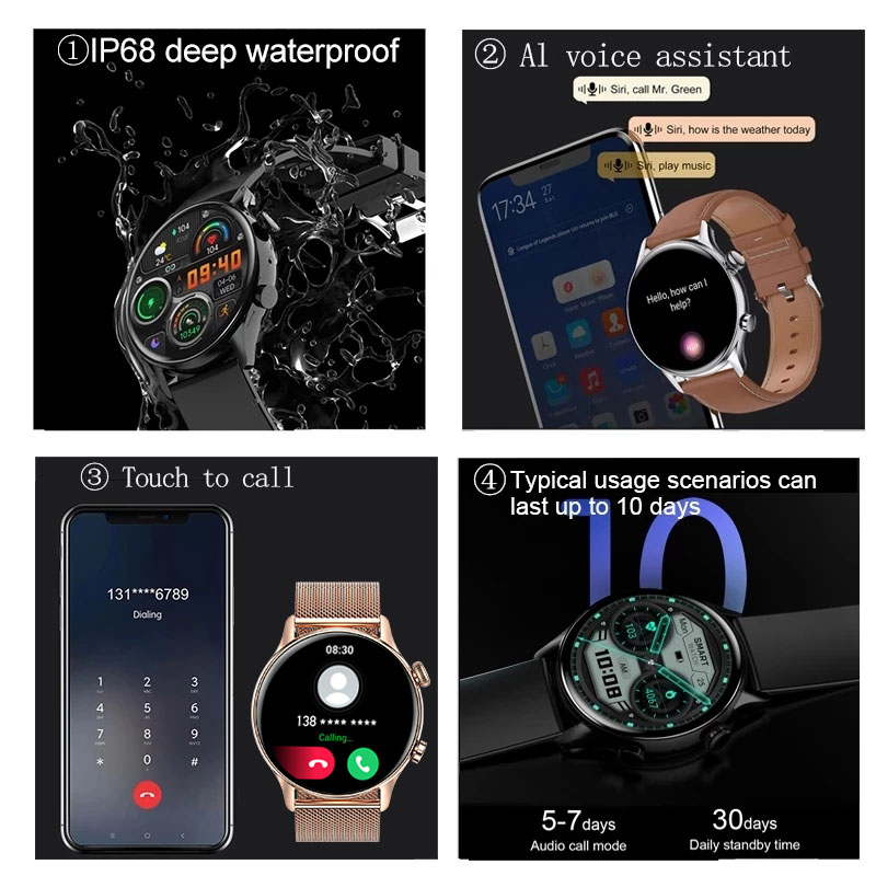 2026 New Smartwatch Women AMOL - đánh giá và giá Smartwatch Angelo Watches
