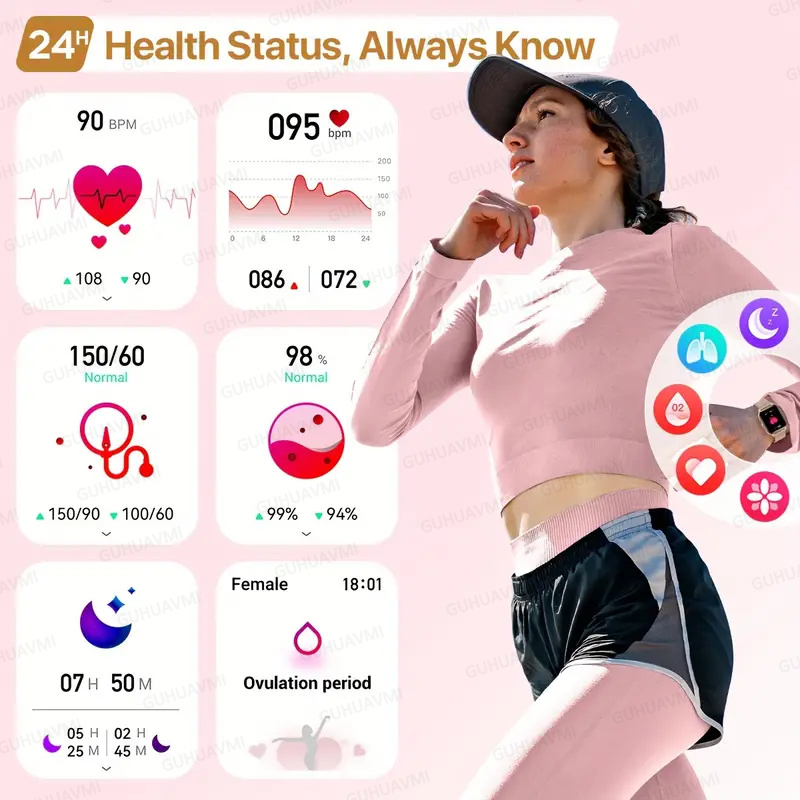 2026 New Smartwatch Women AMOL - đánh giá và giá Smartwatch Angelo Watches