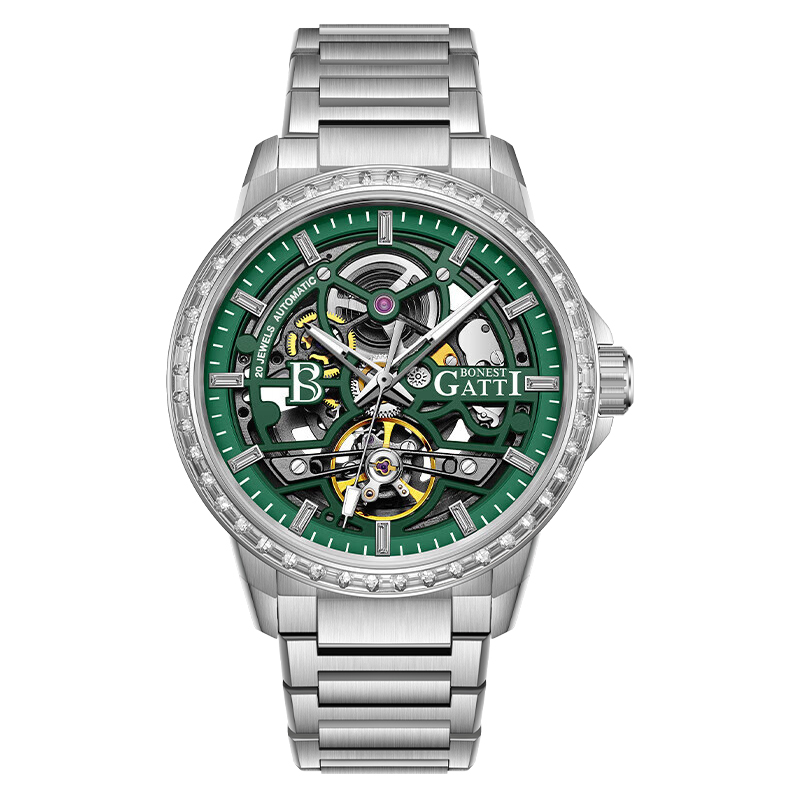 BONEST GATTI Men Automatic Wat - đánh giá và giá Skeleton Mechanical Watch