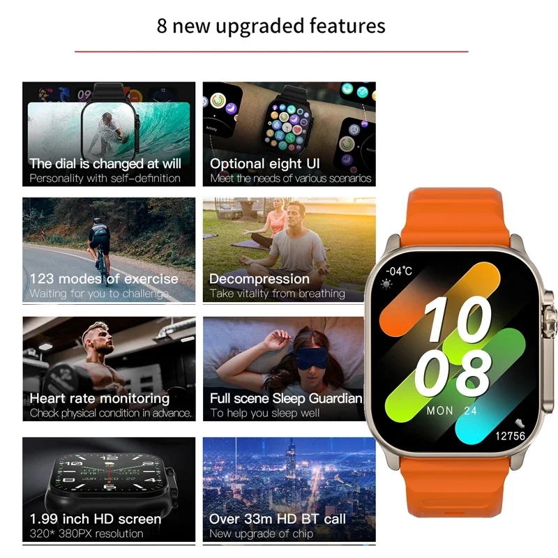 Original T900 Ultra 2 Smart Wa - đánh giá và giá Smartwatch Watches Price