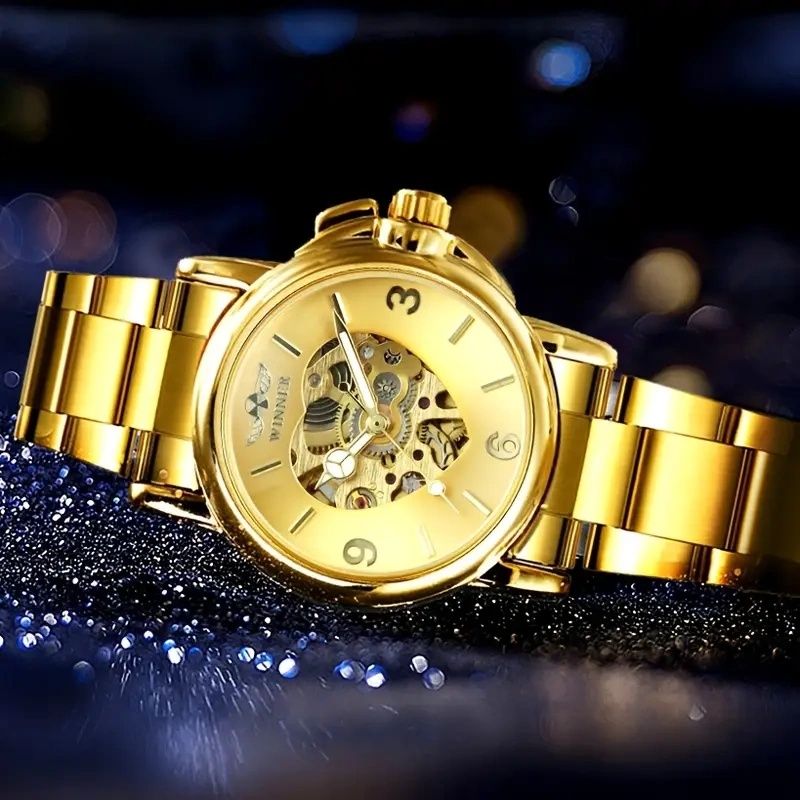 Elegant Women's Automatic Mech - đánh giá và giá Skeleton Mechanical Watch