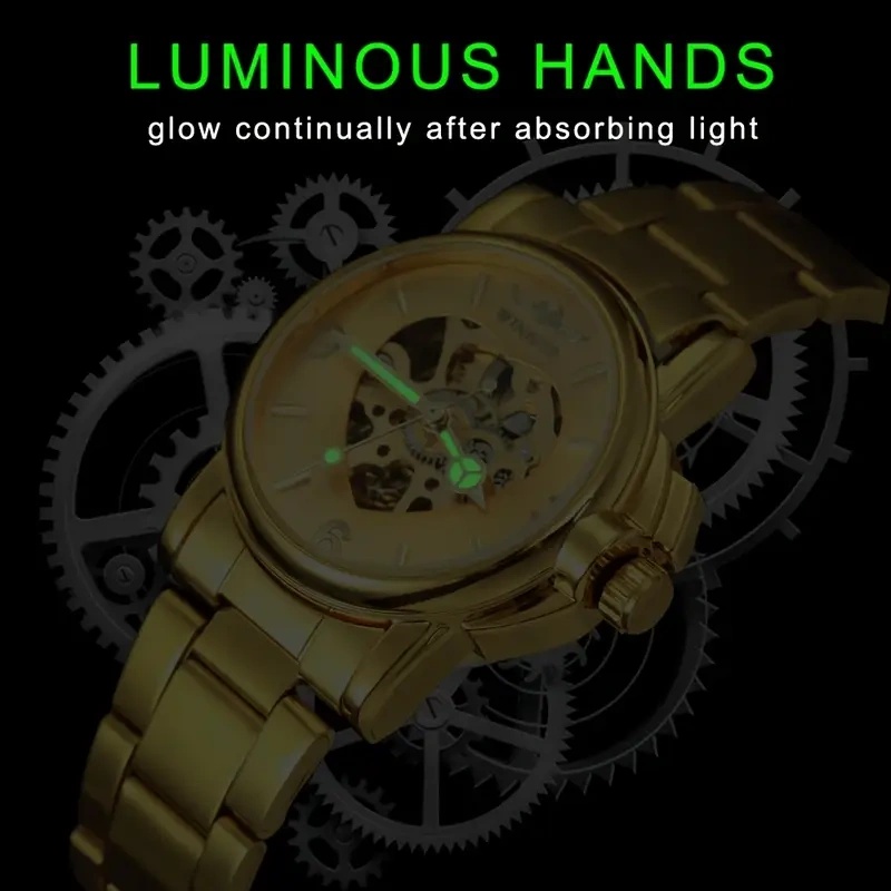 Elegant Women's Automatic Mech - đánh giá và giá Skeleton Mechanical Watch