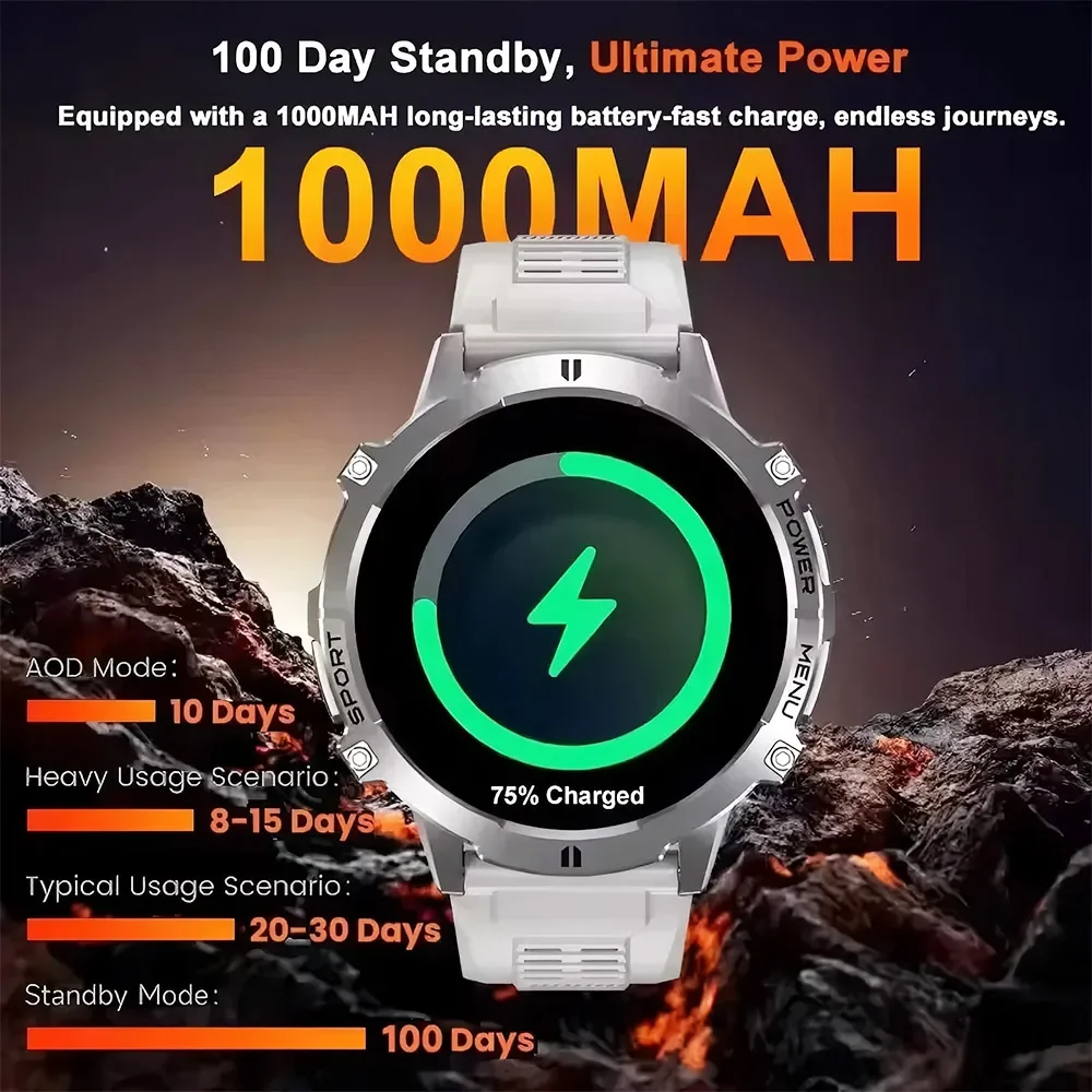 New TANK X3 Military Smart Wat - đánh giá và giá Smartwatch New Watches 2025