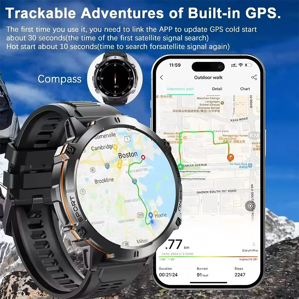 New TANK X3 Military Smart Wat - đánh giá và giá Smartwatch New Watches 2025