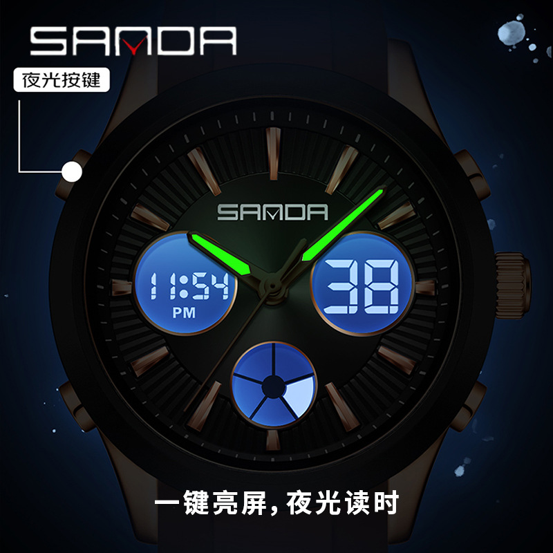 SANDA electronic watch luminou - đánh giá và giá Smartwatch Watches Price