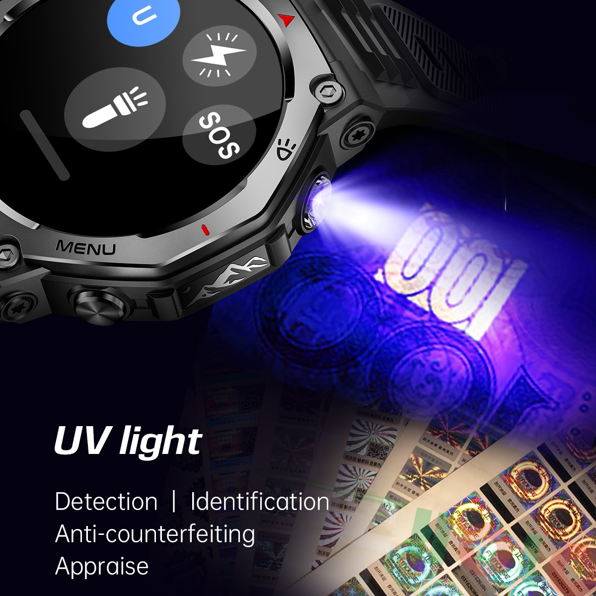 VWAR T-Rex Ultra Smart Watch w - đánh giá và giá Watch Vs Smartwatch