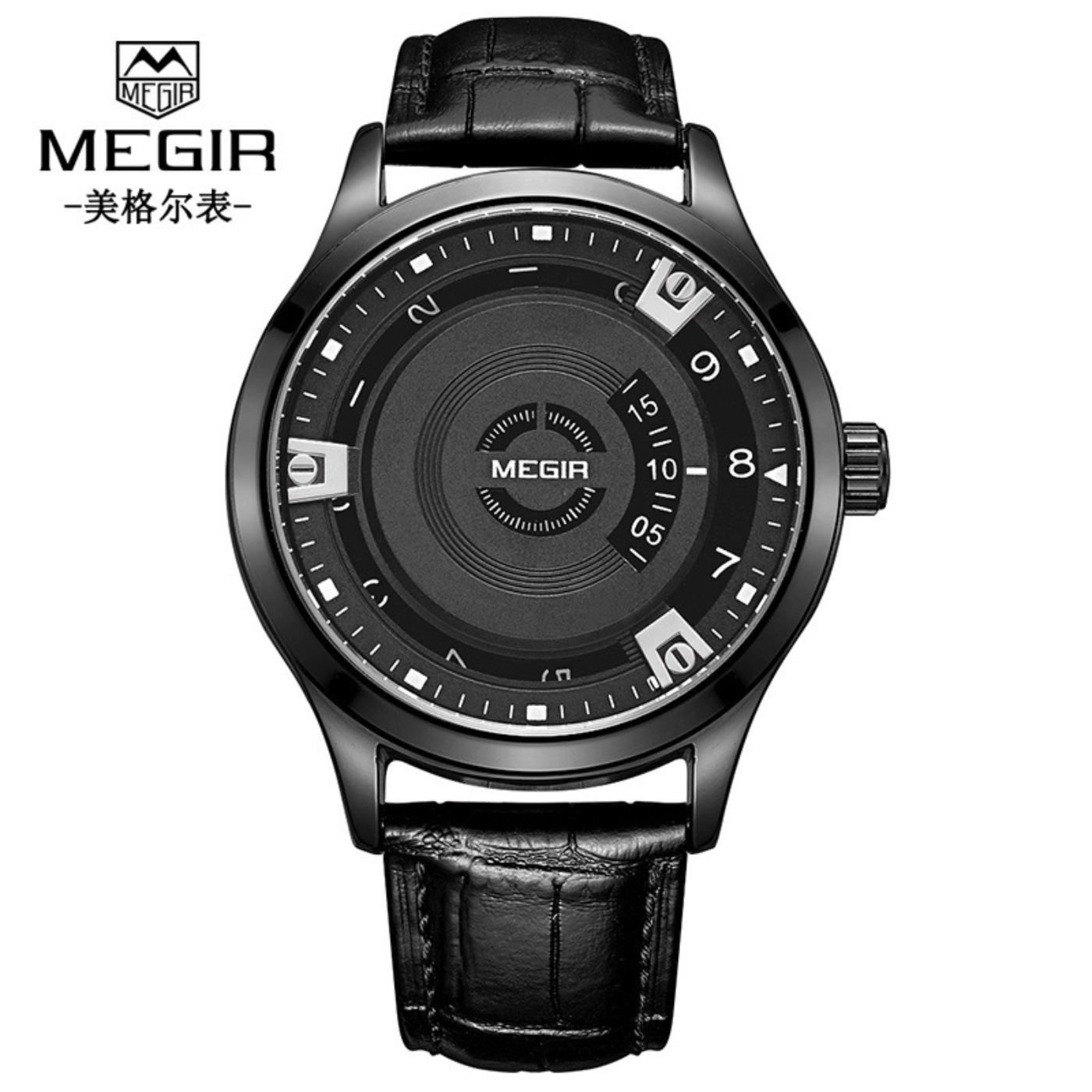 MEGIR Men Watches Luxury Leath - đánh giá và giá Leather Watch Strap