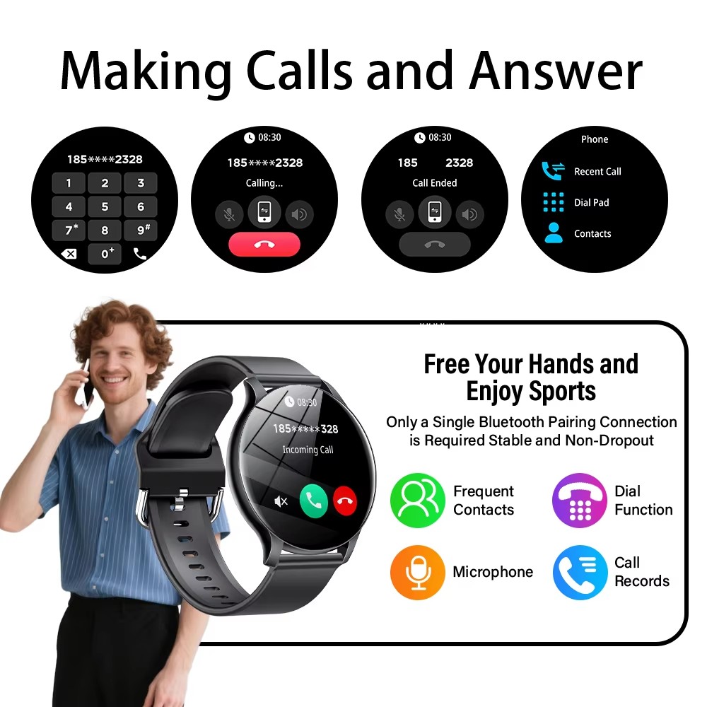 2025 New Smart Watch Heart Rat - đánh giá và giá Smartwatch New Watches 2025