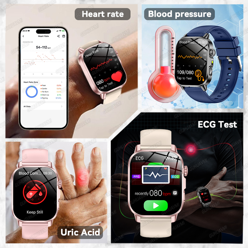 GUHUAVMI 2026 New Precise Heal - đánh giá và giá Smartwatch New Watches 2025