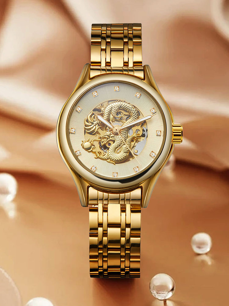 T-WINNER High-end Luxury Drago - đánh giá và giá Skeleton Mechanical Watch
