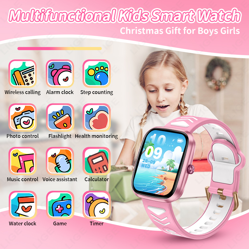 LIGE New 1.75 Inch Bluetooth C - đánh giá và giá Smartwatch Digital Watches For Boys