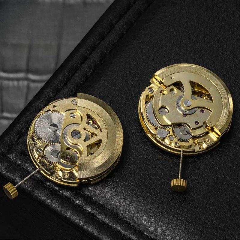 Gold Skeleton 27mm Watch Movem - đánh giá và giá Skeleton Mechanical Watch