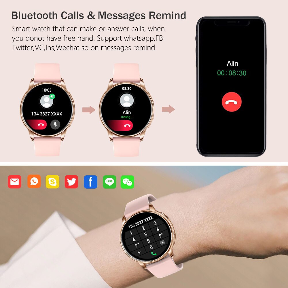 MEVADEN 1.32 inch Female Fashi - đánh giá và giá Smartwatch Angelo Watches