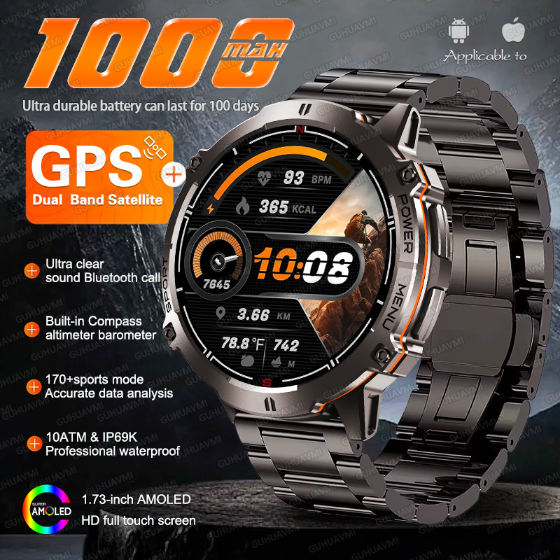 NEW TANK X3 Military 1000mAh G - đánh giá và giá Smartwatch New Watches 2025