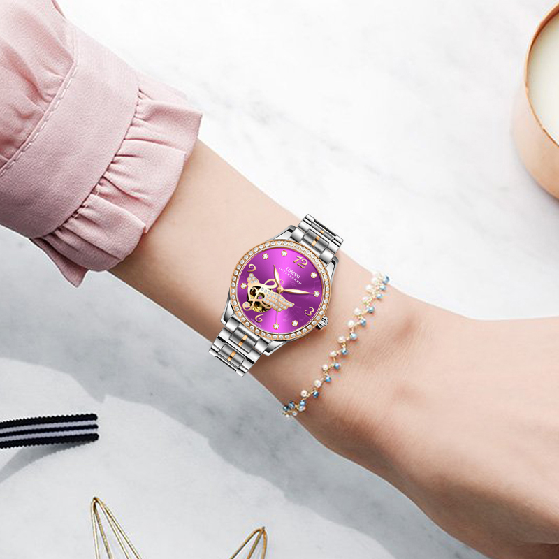 LOBINNI Women Automatic Watch  - đánh giá và giá Skeleton Mechanical Watch