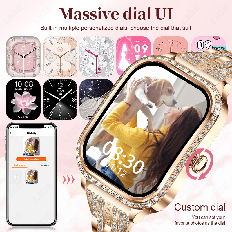 LIGE Smart Watch Women Waterpr - đánh giá và giá Smartwatch Sports Watches For Women