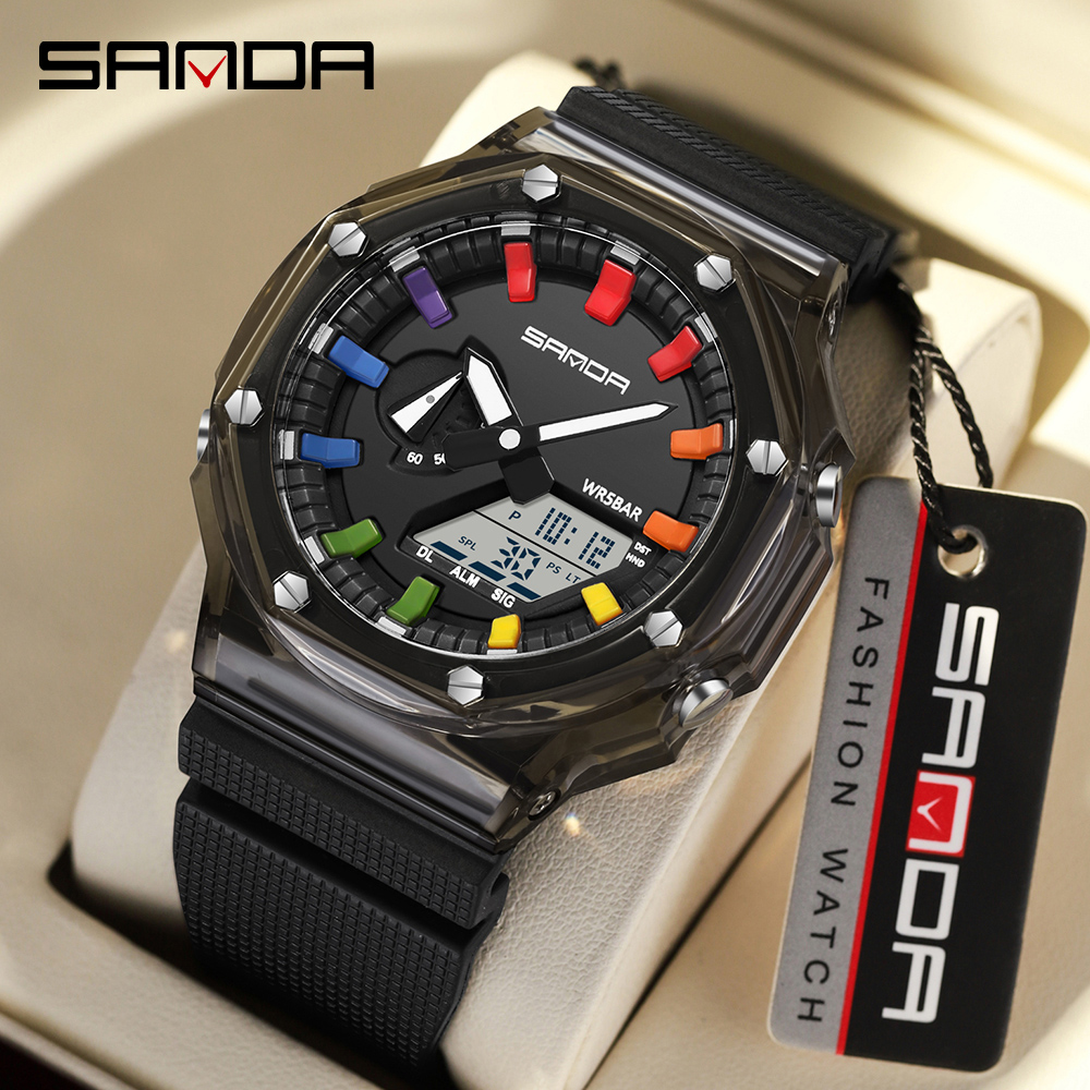 SANDA 3341Digital LED Watch Me - đánh giá và giá Smartwatch Army Watches For Men