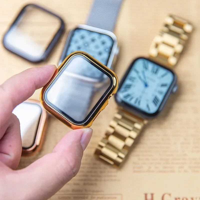 Glass+case For Apple Watch ban - đánh giá và giá Smartwatch Watches Price